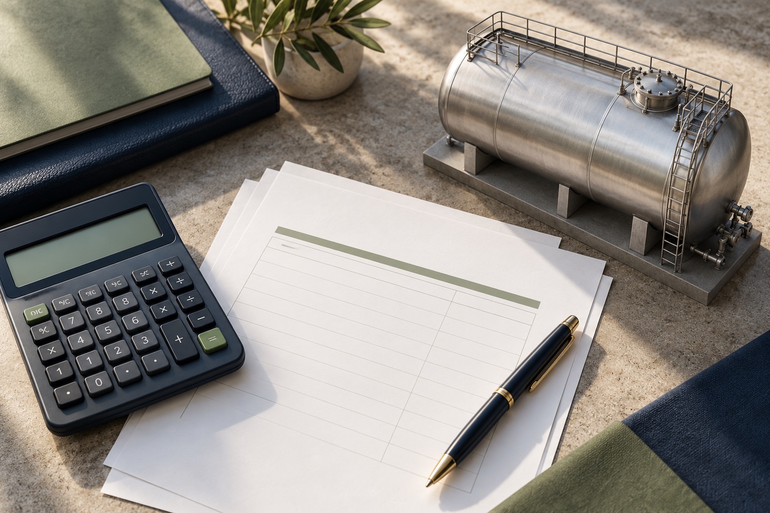 Calculator and quotation documents